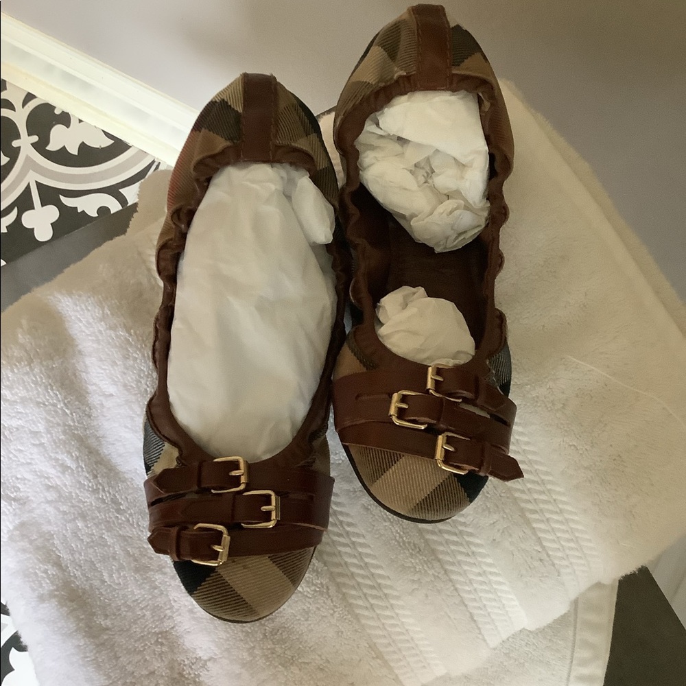 Burberry housecheck Ballerina flat